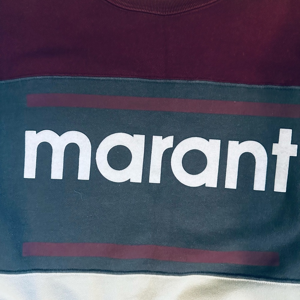 Isabel Marant Gallian Sweatshirt - Burgundy - Picture 3 of 13